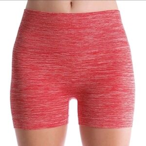 Homma Seamless Red Heather Athletic Shorts